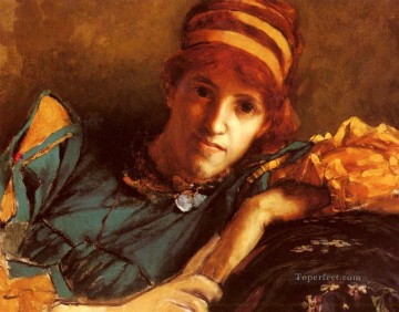 ミス・ローラ・テレサ・エップスの肖像画 ロマンチックなサー・ローレンス・アルマ・タデマ Oil Paintings